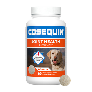 Nutramax Cosequin for Dogs Joint Health Supplement Contains Glucosamine for Dogs Plus Chondroitin and MSM Supports Healthy Joints For All Breeds and Sizes 60 Chewable Tablets Nutramax Cosequin for Dogs Joint Health Supplement Contains Glucosamine for Dogs Plus Chondroitin and MSM Supports Healthy Joints For All Breeds and Sizes 60 Chewable Tablets-product-tile