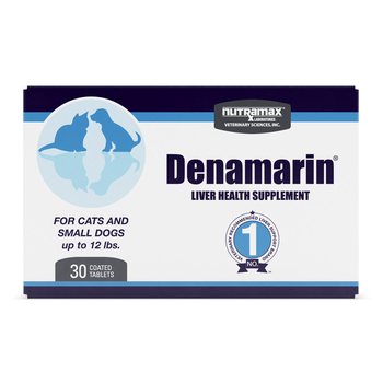 Nutramax Denamarin® Liver Health Supplement with SAMe + Silybin Blister Packed Coated Tablets for Dogs and Cats - Small Dogs & Cats - 30 Count-product-tile