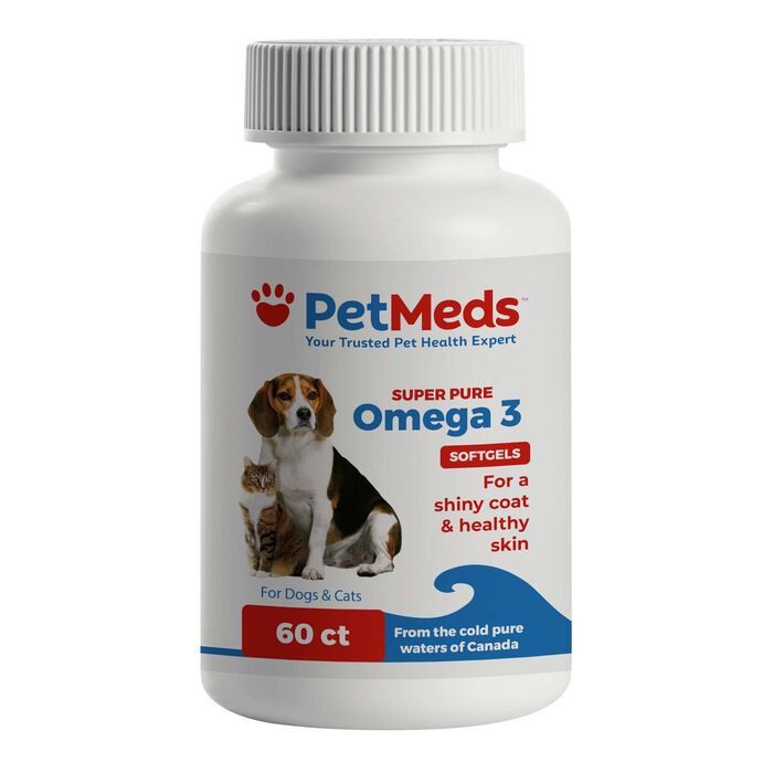 PetMeds Super Pure Omega 3 Softgels - 60 Count PetMeds Super Pure Omega 3 Softgels - 60 Count product detail number 1.0