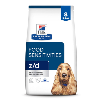 Hill's Prescription Diet z/d Skin/Food Sensitivities Chicken Flavor Dry Dog Food - 8 lb Bag-product-tile