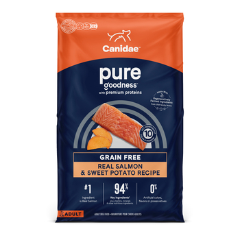 Canidae PURE Grain Free Salmon & Sweet Potato Recipe Dry Dog Food 12 lb Bag-product-tile