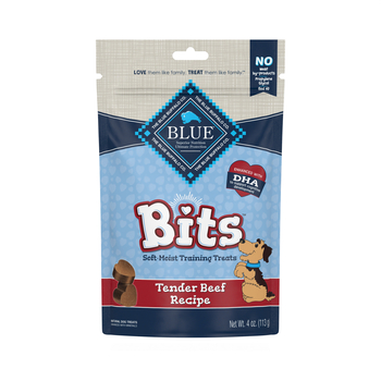 Blue Buffalo BLUE Bits Tender Beef Recipe Soft Dog Training Treats 4 oz Bag-product-tile