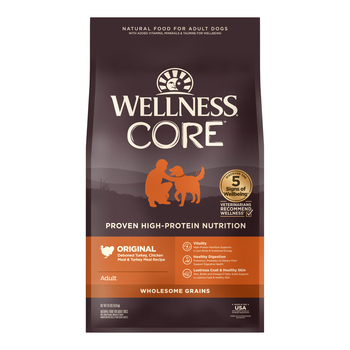 Wellness CORE Natural Wholesome Grains Original Recipe Dry Dog Food - 24 lb Bag-product-tile