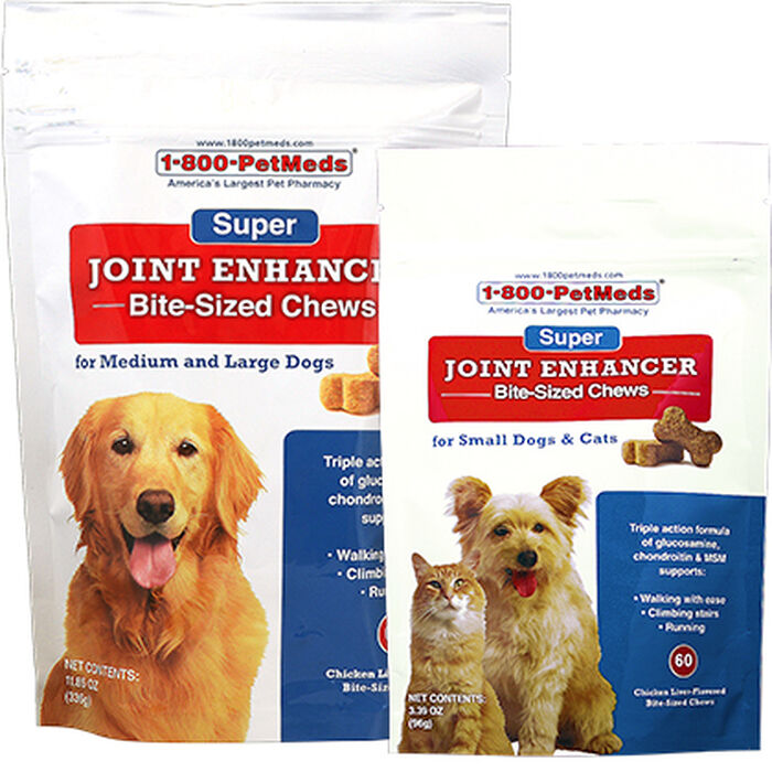 Super Joint Enhancer Bite-Sized Chews Small Dogs & Cats 60 ct Super Joint Enhancer Bite-Sized Chews Small Dogs & Cats 60 ct product detail number 1.0