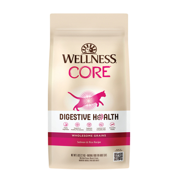 Wellness CORE Digestive Health Salmon & Rice Dry Cat Food - 5 lb Bag-product-tile