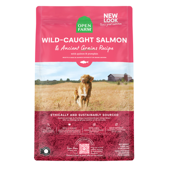Open Farm Wild-Caught Salmon & Ancient Grains Recipe Dry Dog Food 22 lb Bag-product-tile