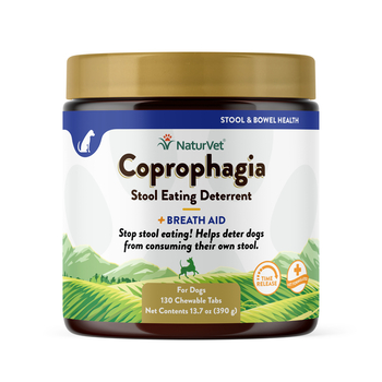 NaturVet Coprophagia Stool Eating Deterrent Plus Breath Aid Supplement for Dogs Soft Chews 130 ct-product-tile