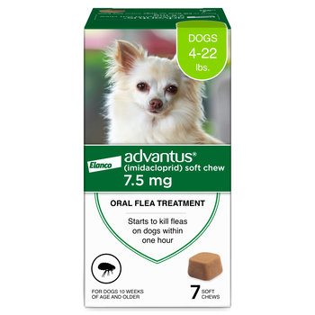 Advantus Oral Flea Treatment Soft Chews for Dogs 7.5 mg 7 ct-product-tile