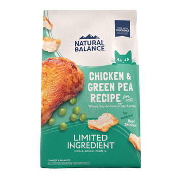 Natural Balance Limited Ingredient Grain Free Chicken & Green Pea Recipe Dry Cat Food - 10 lb Bag Natural Balance Limited Ingredient Grain Free Chicken & Green Pea Recipe Dry Cat Food - 10 lb Bag-product-tile