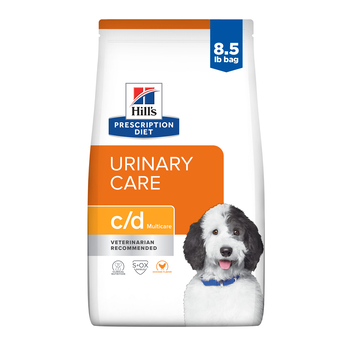 Hill's Prescription Diet c/d Multicare Urinary Care Chicken Flavor Dry Dog Food - 8.5 lb Bag-product-tile