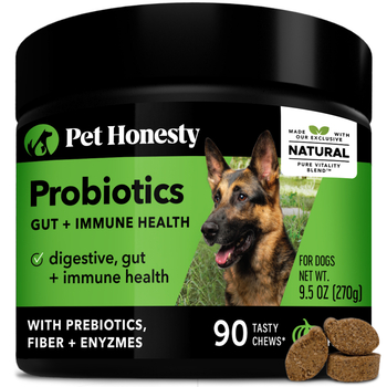 Pet Honesty Digestive Probiotics Pumpkin Flavored Soft Chews Probiotic Supplement for Dogs 90 Count-product-tile