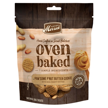 Merrick Oven Baked Paw'some Peanut Butter Dog Treats 11-oz-product-tile