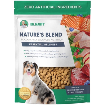 Dr. Marty Nature's Blend Essential Wellness Premium Freeze-Dried Raw Dog Food 16 oz Bag-product-tile