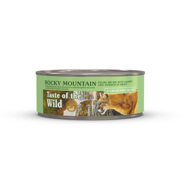 Taste of the Wild Rocky Mountain Feline Recipe Salmon & Venison Wet Cat Food - 3 oz Cans - Case of 24-product-tile