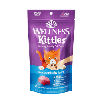 Wellness Kittles Tuna & Cranberries Recipe Crunchy Cat Treats 2 oz Bag-product-tile