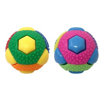 Multipet Theo Squeaker TPR Ball Assorted Colors Dog Toy-product-tile