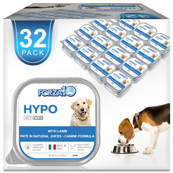 Forza10 Nutraceutic ActiWet Hypo Support Lamb Recipe Wet Dog Food 3.5 oz Trays - Case of 32-product-tile