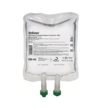 Vetivex Veterinary DEHP Free Lactated Ringers Electrolyte Injection 250 ml-product-tile