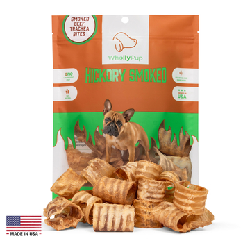 Wholly Pup Smoked Beef Trachea Bites For Dogs-product-tile