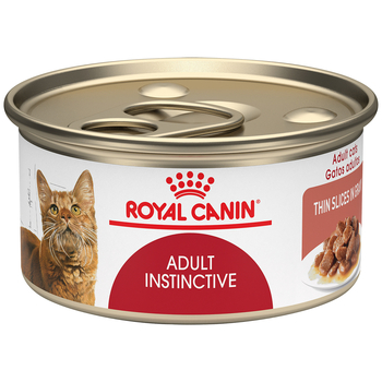 Royal Canin Feline Health Nutrition Instinctive Thin Slices In Gravy Adult Wet Cat Food - 3 oz Cans - Case of 24-product-tile