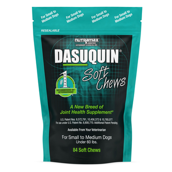 Nutramax Dasuquin Joint Health Supplement - With Glucosamine, Chondroitin, ASU, Boswellia Serrata Extract, and Green Tea Extract Small to Medium Dogs, 84 Soft Chews Nutramax Dasuquin Joint Health Supplement - With Glucosamine, Chondroitin, ASU, Boswellia Serrata Extract, and Green Tea Extract Small to Medium Dogs, 84 Soft Chews-product-tile