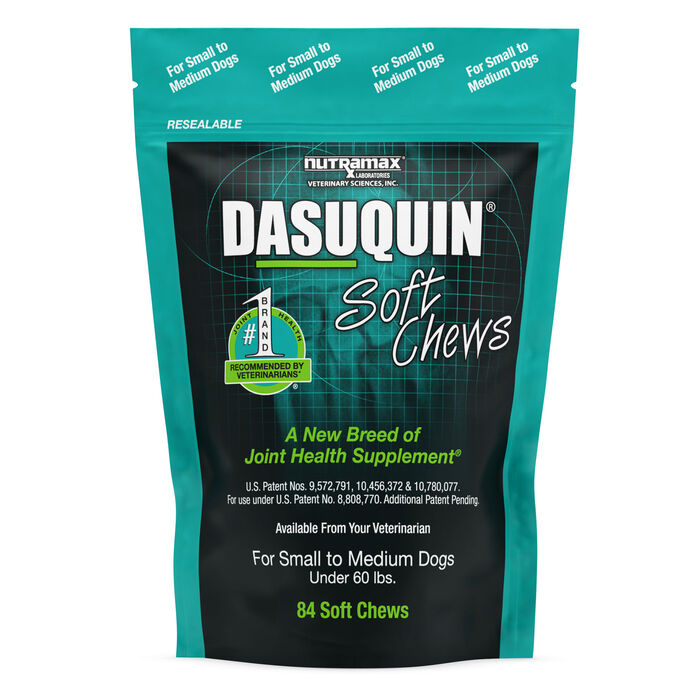 Nutramax Dasuquin Joint Health Supplement - With Glucosamine, Chondroitin, ASU, Boswellia Serrata Extract, and Green Tea Extract Small to Medium Dogs, 84 Soft Chews Nutramax Dasuquin Joint Health Supplement - With Glucosamine, Chondroitin, ASU, Boswellia Serrata Extract, and Green Tea Extract Small to Medium Dogs, 84 Soft Chews product detail number 1.0