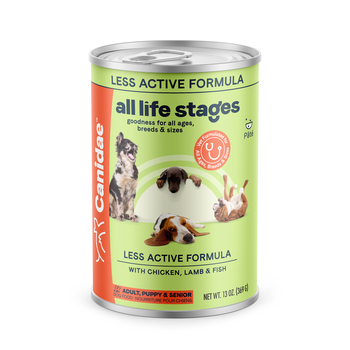 Canidae All Life Stages Less Active Chicken, Lamb & Fish Formula Wet Dog Food 13 oz Cans - Case of 12-product-tile