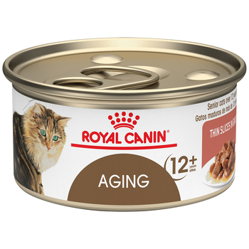 Royal Canin Feline Health Nutrition Aging 12+ Thin Slices In Gravy Wet Cat Food - 3 oz Cans - Case of 24-product-tile