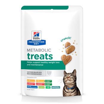 Hill's Prescription Diet Metabolic Weight Management Cat Treats - 2.5 oz Pouch-product-tile