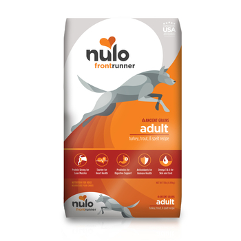 Nulo Frontrunner Adult Turkey, Trout & Spelt Dry Dog Food 11 lb Bag-product-tile