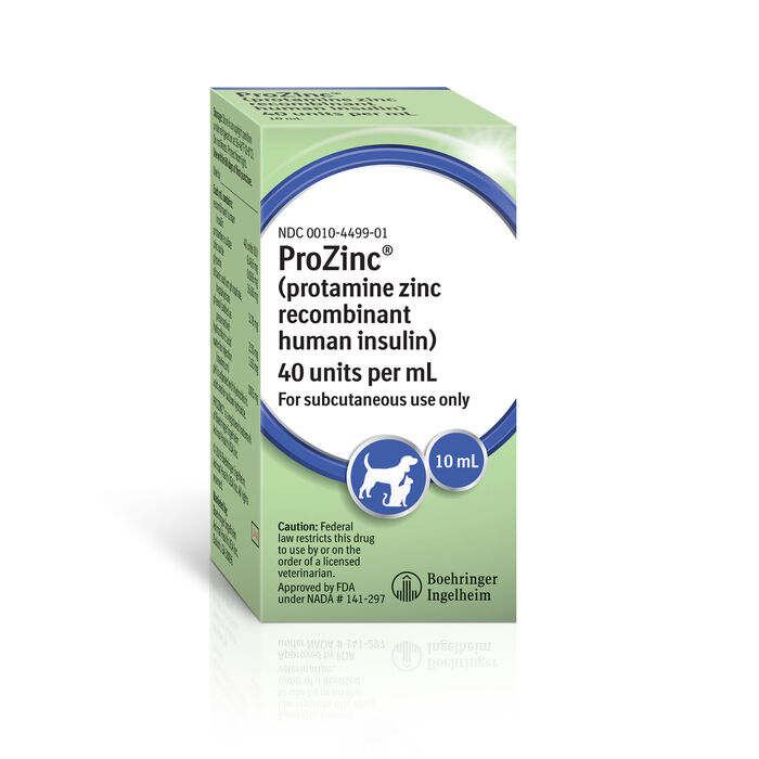 ProZinc Insulin for Cats and Dogs 40 units/ml 10 ml Vial ProZinc Insulin for Cats and Dogs 40 units/ml 10 ml Vial product detail number 1.0
