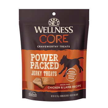 Wellness CORE Power Packed Grain Free Chicken Jerky Dog Treats - 4 oz Bag-product-tile