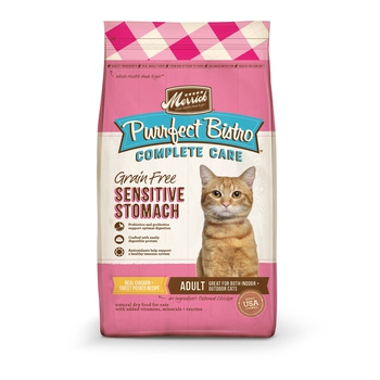Merrick Purrfect Bistro Grain Free Complete Care Sensitive Stomach Dry Cat Food 12-lb-product-tile