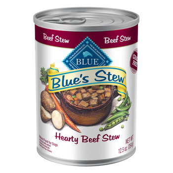Blue Buffalo Blue's Stew Hearty Beef Stew Wet Dog Food 12.5 oz Can - Case of 12-product-tile