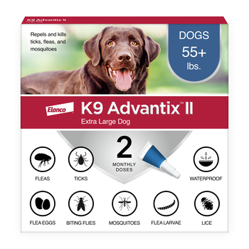 K9 Advantix II 2pk Blue Dog Over 55 lbs K9 Advantix II 2pk Blue Dog Over 55 lbs-product-tile