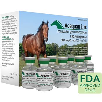Adequan i.m. Equine 500 mg/5 ml Single Dose Vial 7 ct-product-tile