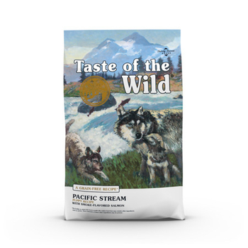 Taste of the Wild Pacific Stream Puppy Recipe Smoke-Flavored Salmon Dry Dog Food - 5 lb Bag-product-tile