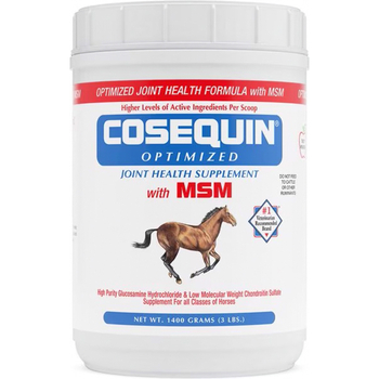 Nutramax Cosequin® Optimized Joint Support with MSM Joint Health Powdered Supplement for Horses - 1400g Jar-product-tile
