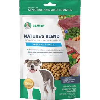 Dr. Marty Nature's Blend Sensitivity Select Premium Freeze-Dried Raw Dog Food For Dogs With Food Sensitivities 6 oz Bag-product-tile