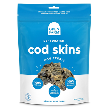 Open Farm Dehydrated Grain Free Cod Skins Dog Treats 2.25-oz-product-tile