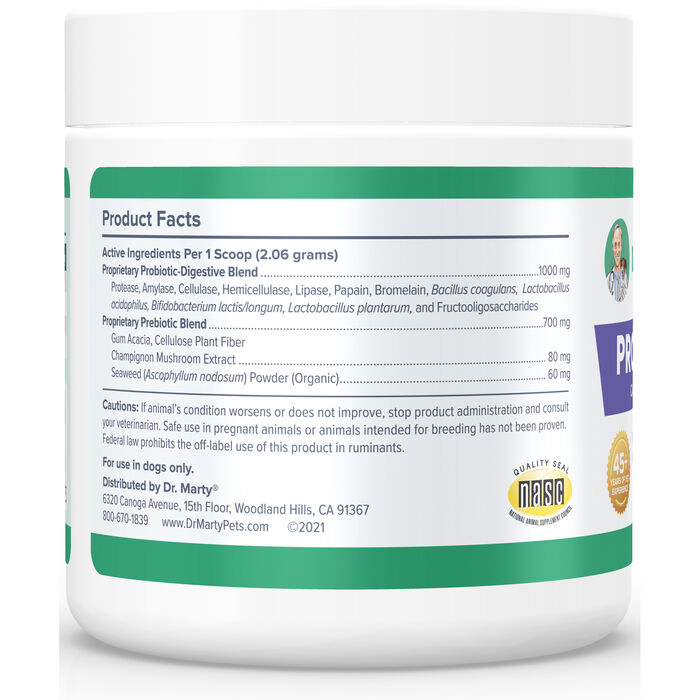 Bundle: Dr. Marty Premium Food + Probiotics - Essential Wellness Bundle for Dogs product detail number 1.0