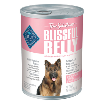 Blue Buffalo True Solutions Blissful Belly Digestive Care Formula Adult Canned Dog Food 12.5 oz - Case of 12-product-tile