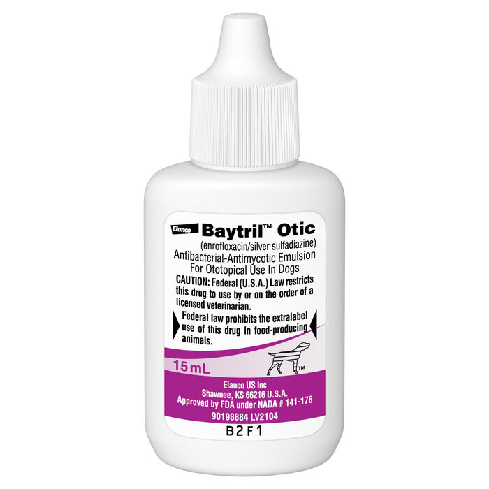 Baytril Otic 15 mL Baytril Otic 15 mL product detail number 1.0