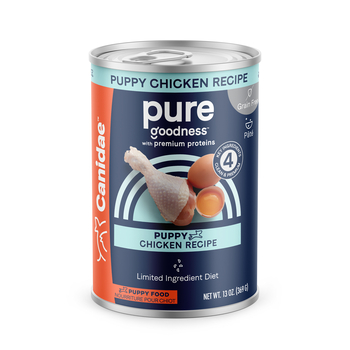 Canidae PURE Grain Free Puppy Chicken Recipe Wet Dog Food 13 oz Cans - Case of 12-product-tile