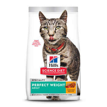 Hill's Science Diet Adult Perfect Weight Chicken Recipe Dry Cat Food - 3 lb Bag-product-tile