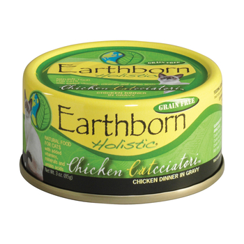 Earthborn Holistic Chicken Catcciatori Grain Free Wet Cat Food 3 oz Cans - Case of 24-product-tile