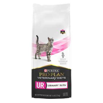 Purina Pro Plan Veterinary Diets UR Urinary St/Ox Feline Formula Dry Cat Food - 6 lb. Bag-product-tile