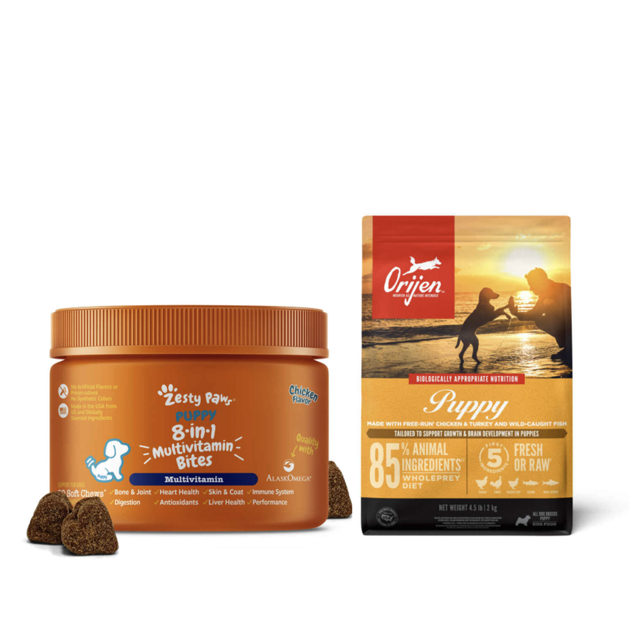 Bundle: ORIJEN + Zesty Paws - Growth & Vitality Bundle for Puppies-product-tile